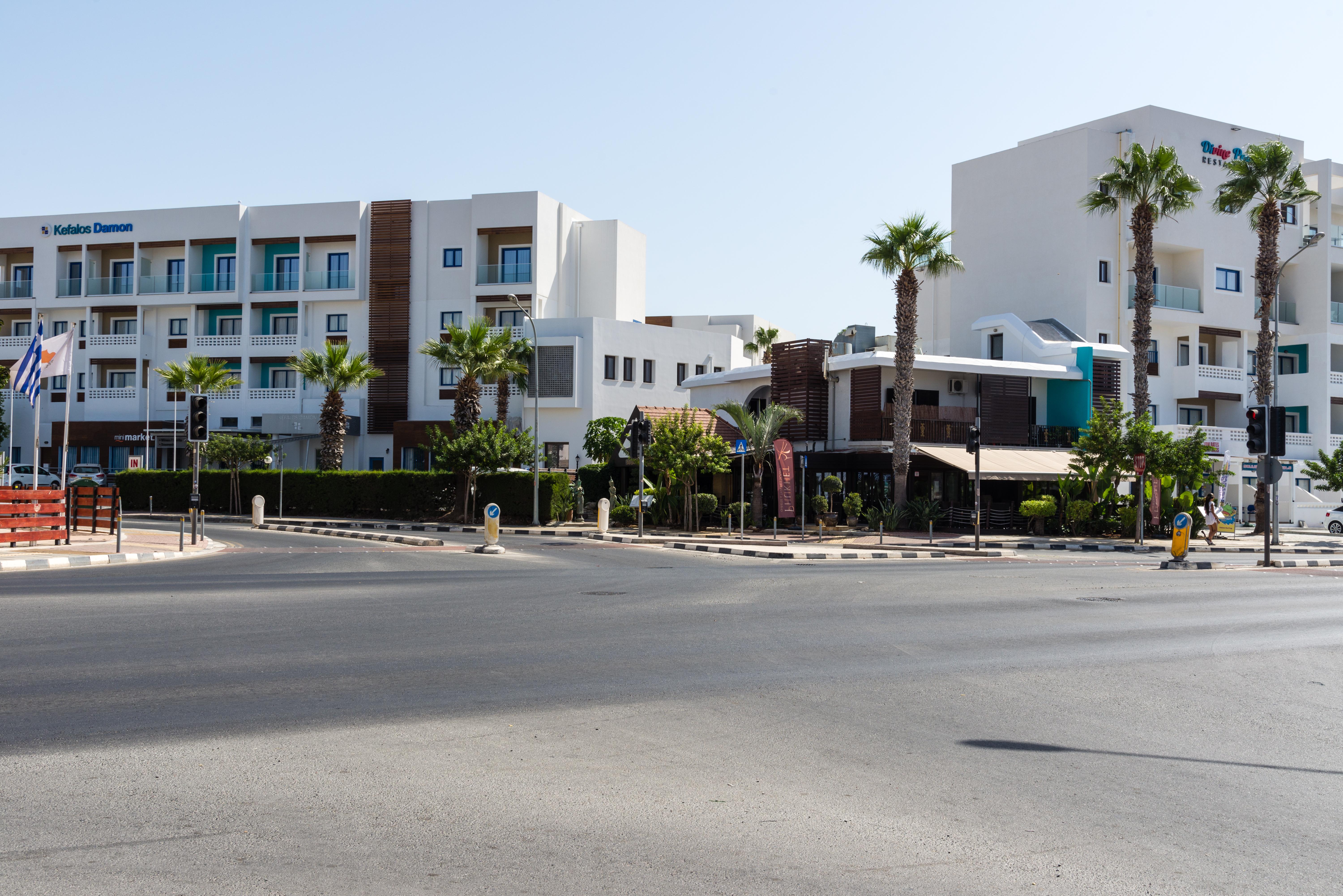 Kefalos Damon Hotel Apartments Paphos Eksteriør bilde