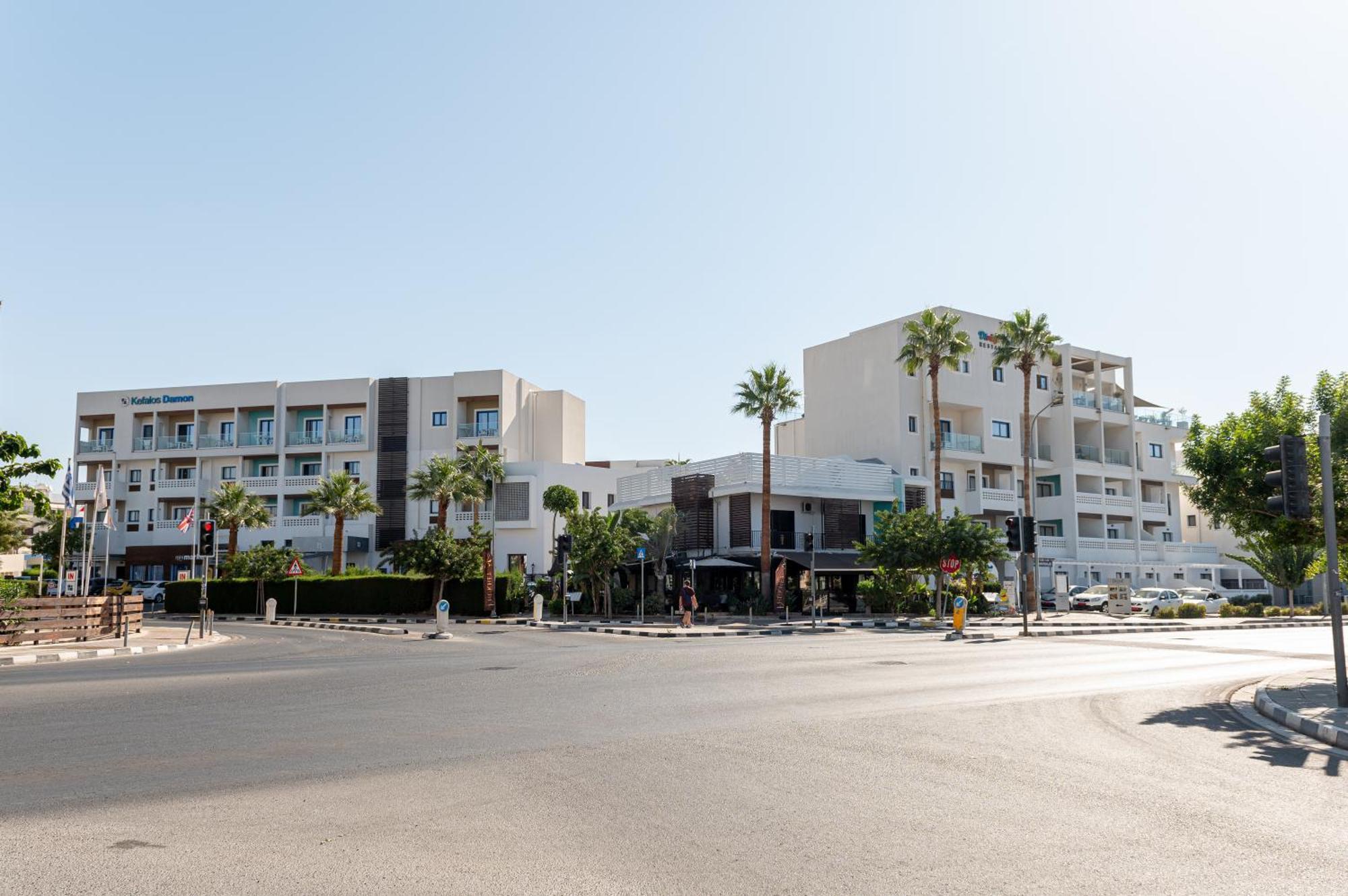 Kefalos Damon Hotel Apartments Paphos Eksteriør bilde
